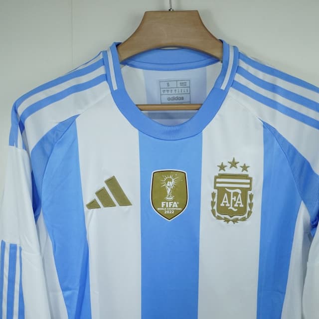 Argentina Home Kit Copa 2024 Full Sleeve