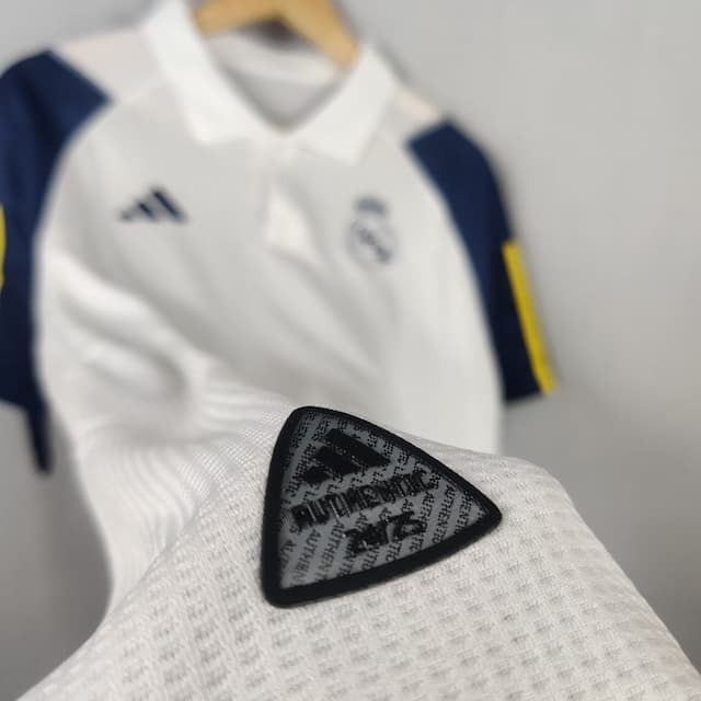 Real Madrid White Polo Player version