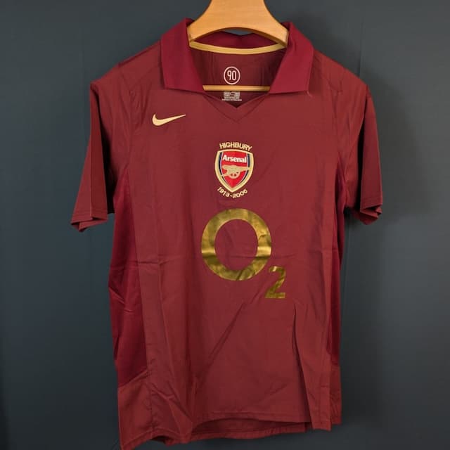 ARSENAL LONDON 2006 2007 VINTAGE RETRO HALF