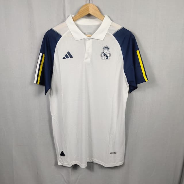 Real Madrid White Polo Player version