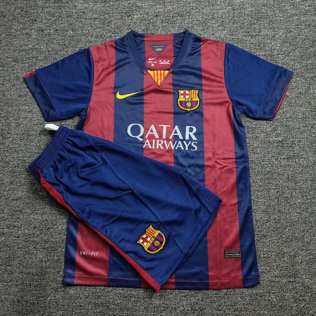 FC Barcelona 2014-2015 Retro Kit Kids