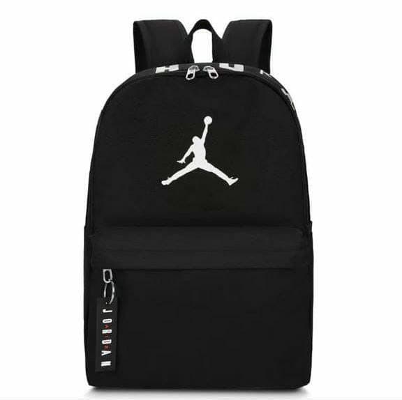 Jorden unisex-adult Backpack Black White Logo
