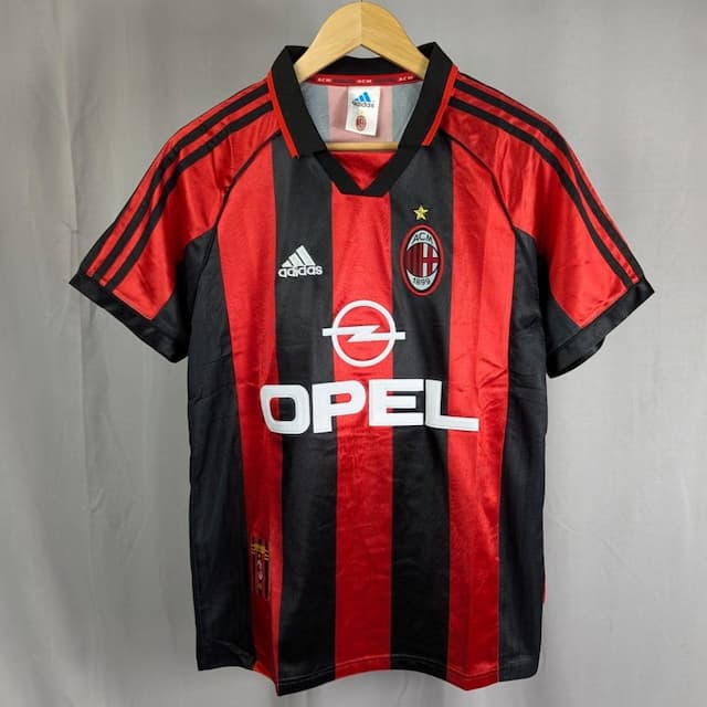 AC Milan Home Kit 1998 Retro Half Sleeve