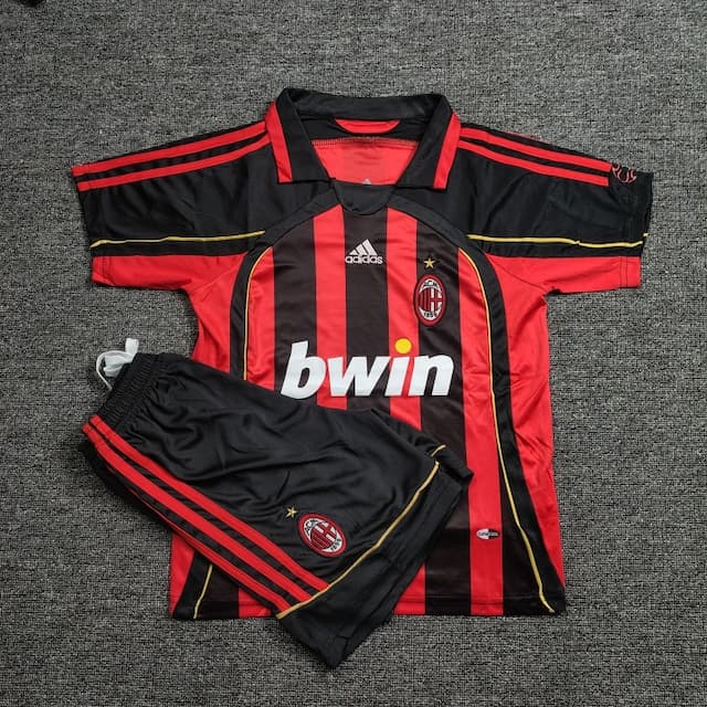 AC Milan 2006-2007 Retro Kit Kids
