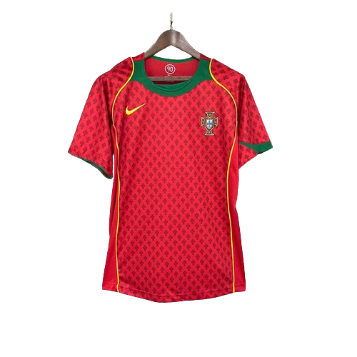 Retro Portugal Home Kit 2004 Half Sleeve
